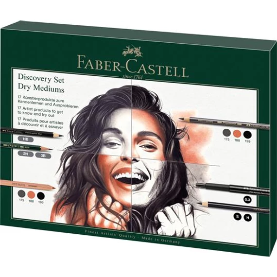 Ceruza készlet, száraz technikákhoz, FABER-CASTELL 