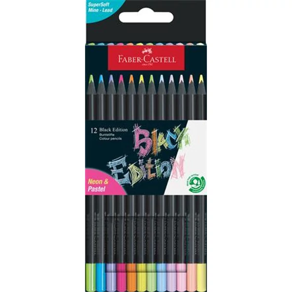 Színes ceruza készlet, háromszögletű, FABER-CASTELL 