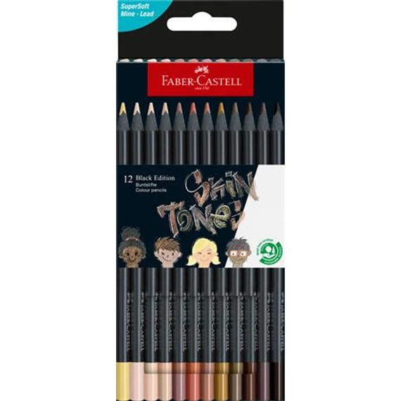 Színes ceruza készlet, háromszögletű, FABER-CASTELL 