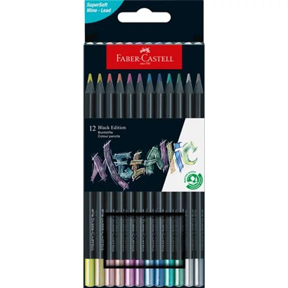 Színes ceruza készlet, háromszögletű, FABER-CASTELL 