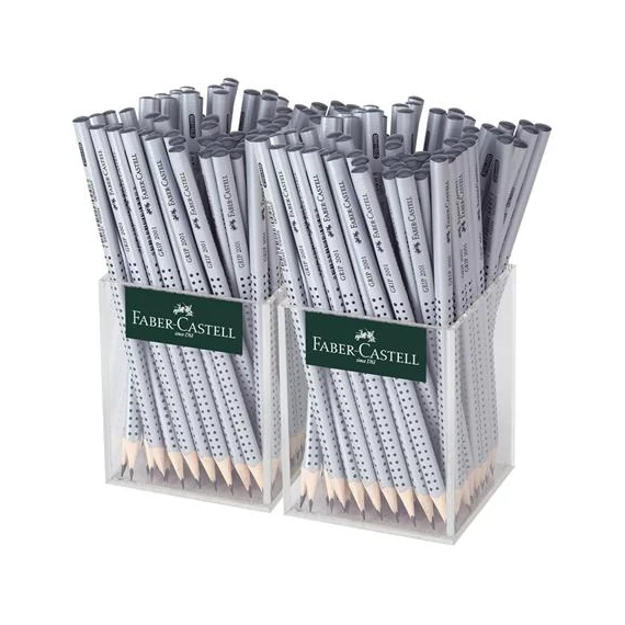 Grafitceruza display, HB, háromszögletű, FABER-CASTELL 