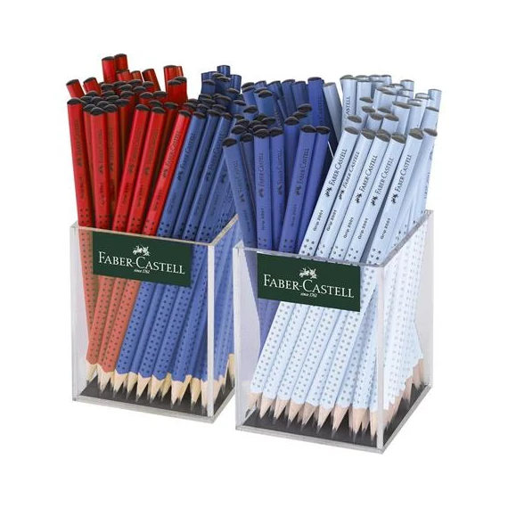 Grafitceruza display, B, háromszögletű, FABER-CASTELL 