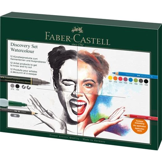 Készlet akvarell technikához, FABER-CASTELL 