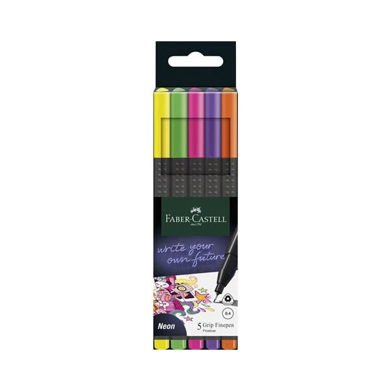 Tűfilc készlet, 0,4 mm, FABER-CASTELL 