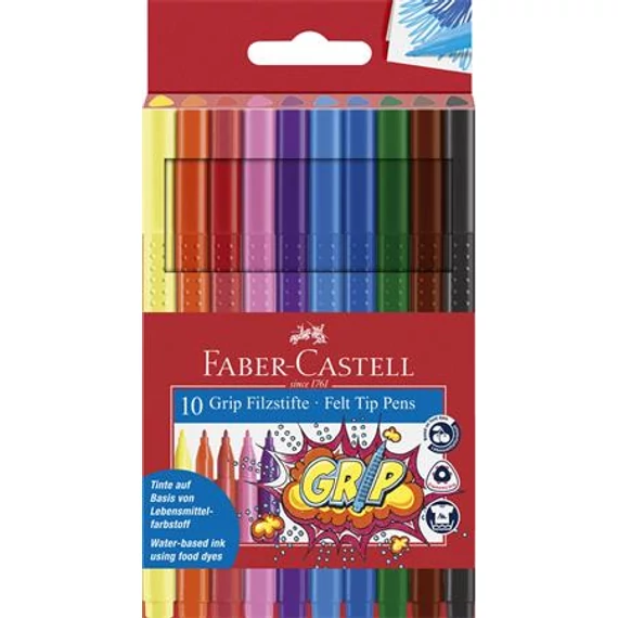 Filctoll készlet, háromszögletű, FABER-CASTELL 
