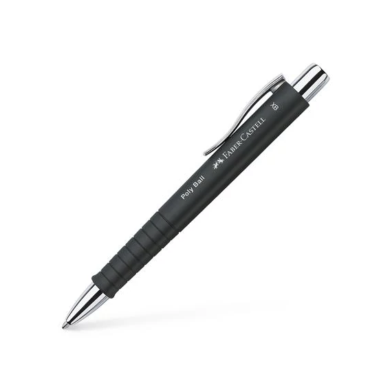 Golyóstoll, 0,7 mm, nyomógombos, FABER-CASTELL 