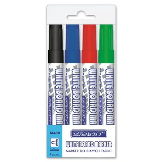 Táblamarker készlet, 2-3 mm, kúpos, GRANIT 