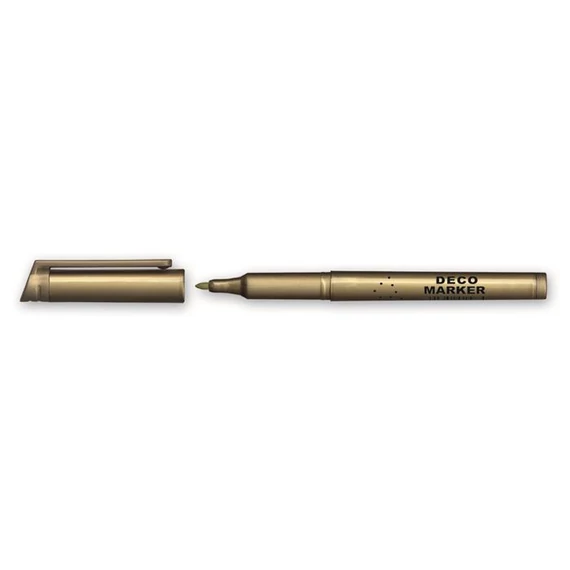 Dekormarker, 1 mm, kúpos, GRANIT 