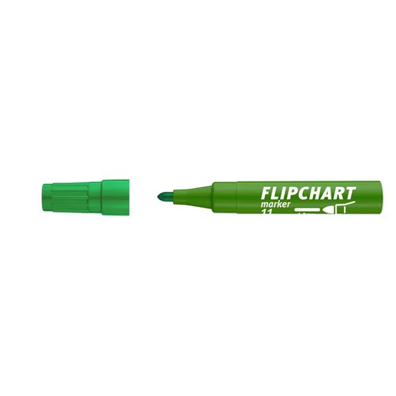 Flipchart marker, 1-3 mm, kúpos, ICO 
