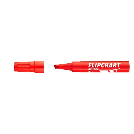 Flipchart marker, 1-4 mm, vágott, ICO 