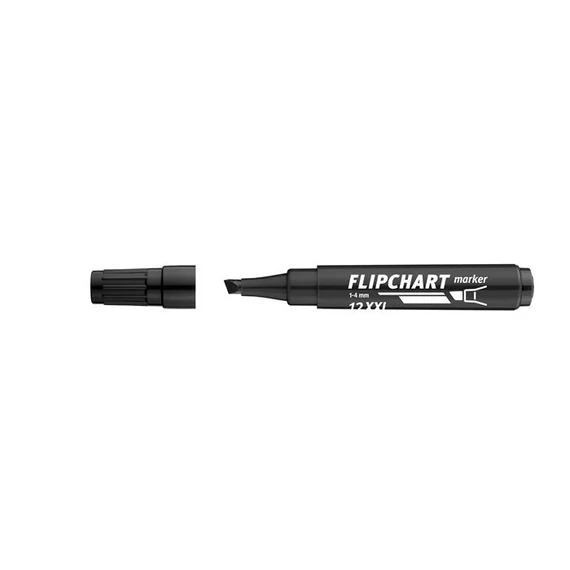 Flipchart marker, 1-4 mm, vágott, ICO 