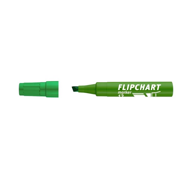 Flipchart marker, 1-4 mm, vágott, ICO 