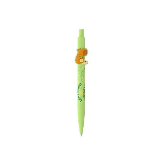 Golyóstoll, 0,8 mm, nyomógombos,  ICO 