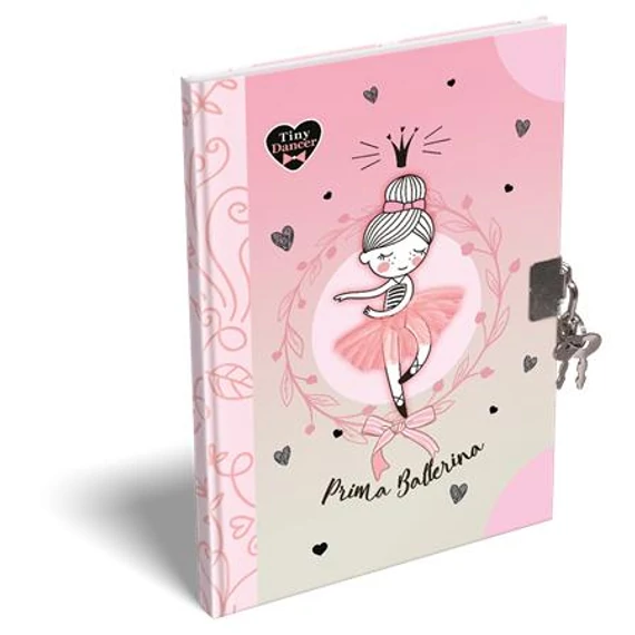 Emlékkönyv LIZZYSULI A/5 keményfedeles Tiny dance lovely ballerina