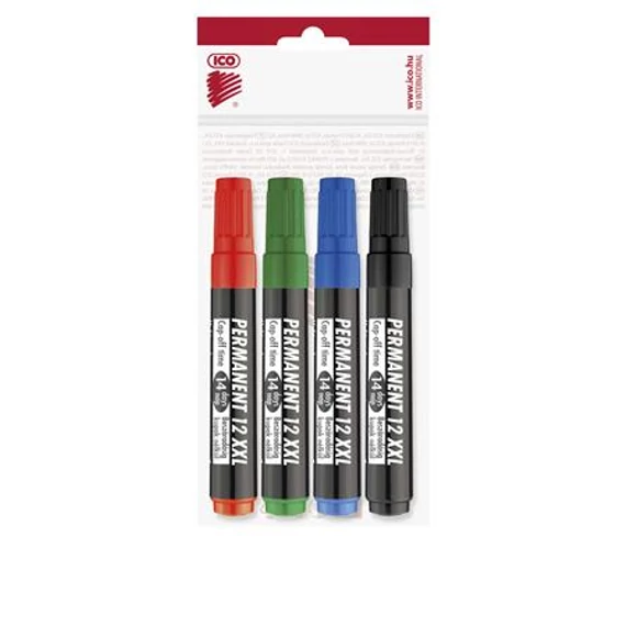 Alkoholos marker készlet, 1-4 mm, vágott, ICO 