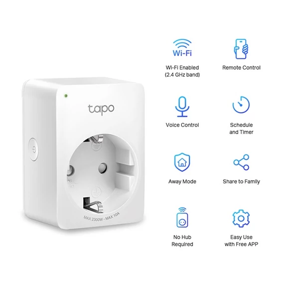 Okos dugalj, Wi-Fi, TP-LINK, 