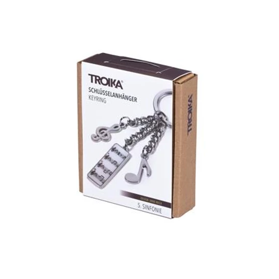 Kulcstartó, 3 charm dísszel, TROIKA 