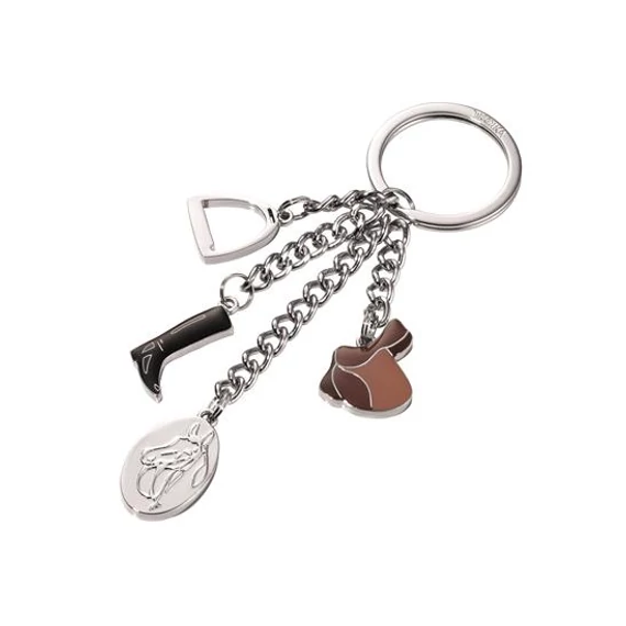 Kulcstartó, 4 charm dísszel, TROIKA 
