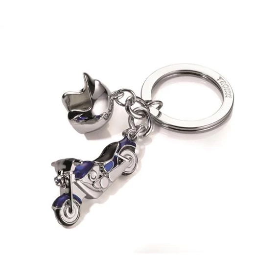 Kulcstartó, 2 charm dísszel, SWAROVSKI® kristályokkal, TROIKA 