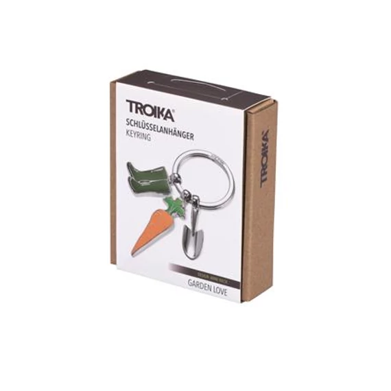 Kulcstartó, 3 charm dísszel, TROIKA 