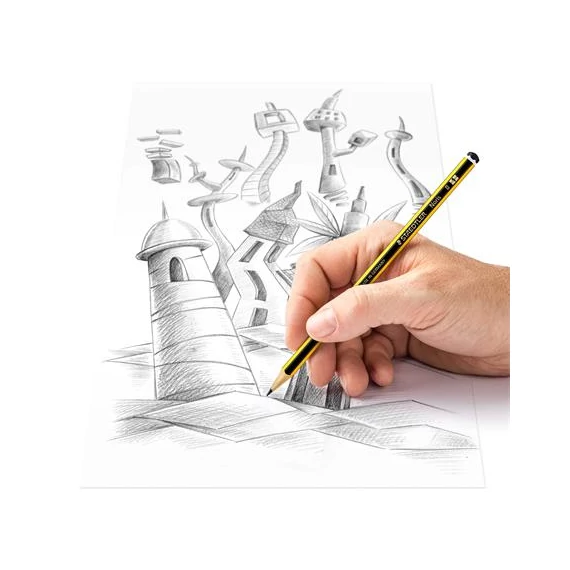 Grafitceruza, B, hatszögletű, STAEDTLER 