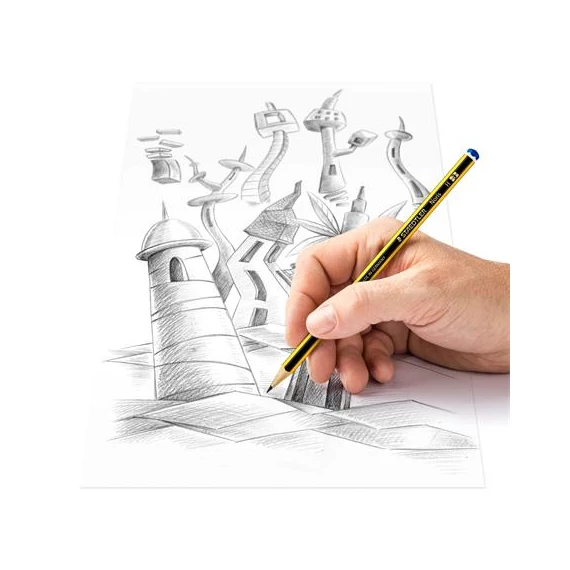 Grafitceruza, H, hatszögletű, STAEDTLER 