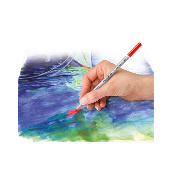 Akvarell ceruza készlet, fém doboz, STAEDTLER 