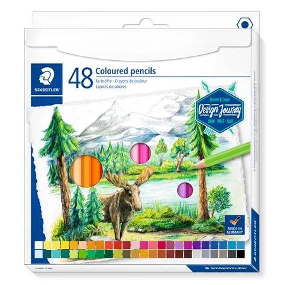 Színes ceruza készlet, hatszögletű, STAEDTLER 