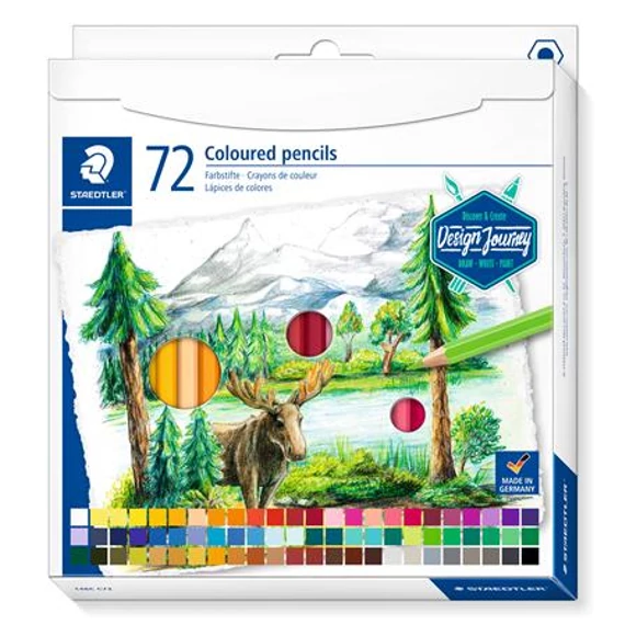 Színes ceruza készlet, hatszögletű, STAEDTLER 