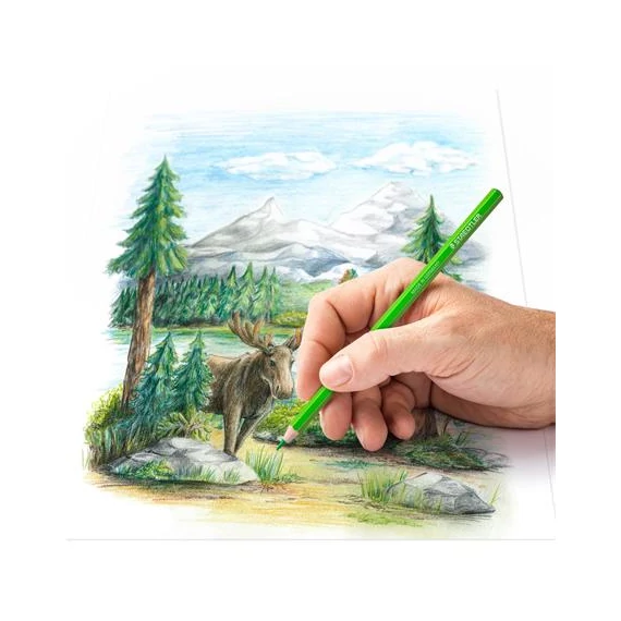 Színes ceruza készlet, hatszögletű, STAEDTLER® 