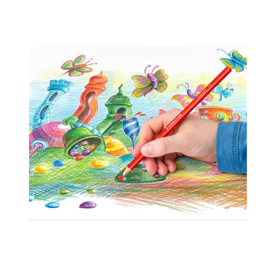 Színes ceruza készlet, háromszögletű, STAEDTLER 