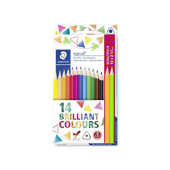 Színes ceruza készlet, 3szögletű STAEDTLER 
