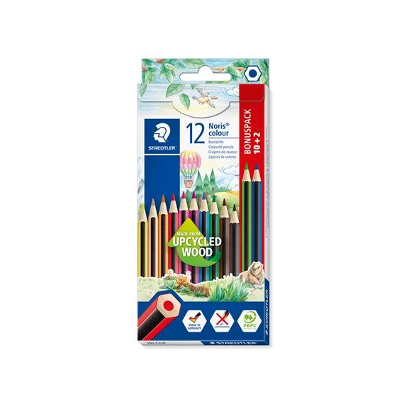 Színes ceruza készlet, hatszögletű, STAEDTLER 