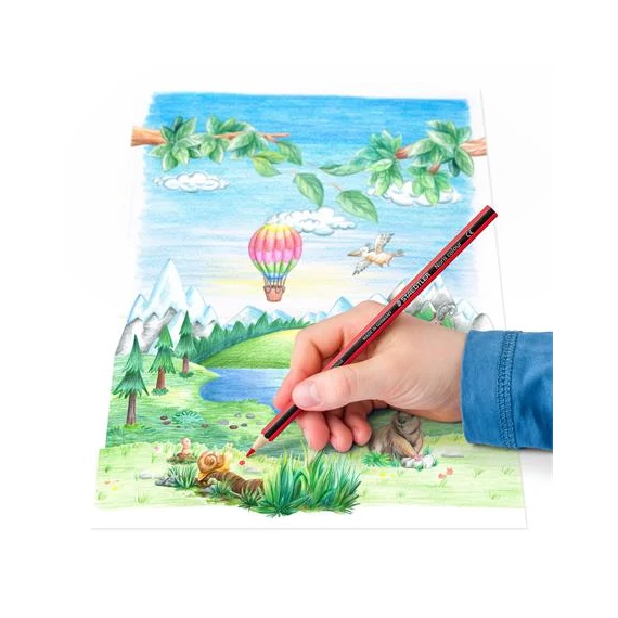 Színes ceruza készlet, hatszögletű, STAEDTLER 