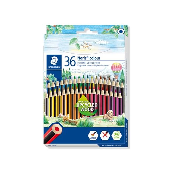Színes ceruza készlet, hatszögletű, STAEDTLER 