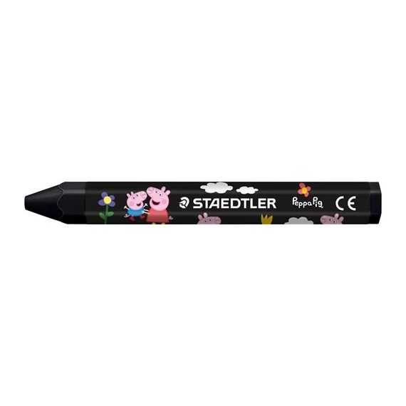 Zsírkréta, hatszögletű, jumbo, STAEDTLER „Noris® junior 224”, Peppa malac, 12 szín