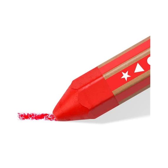 Zsírkréta, hatszögletű, jumbo, STAEDTLER „Noris® junior 224”, Peppa malac, 6 szín