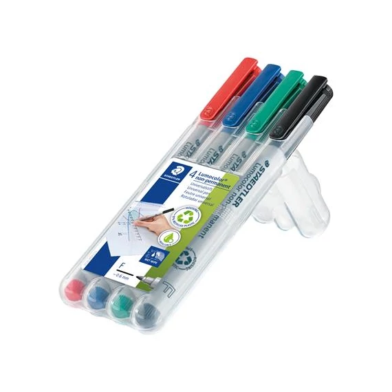 Alkoholmentes marker készlet, OHP, 0,6 mm, STAEDTLER 