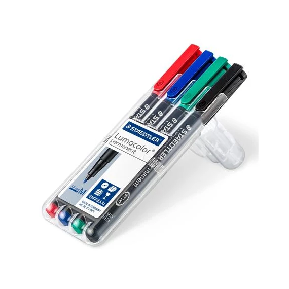 Alkoholos marker készlet, OHP, 1 mm, STAEDTLER 