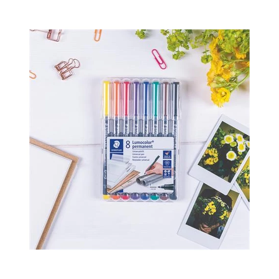 Alkoholos marker készlet, OHP, 0,6 mm, STAEDTLER 