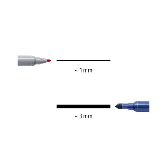 Rostirón készlet, 1/3 mm, kétvégű, STAEDTLER® 