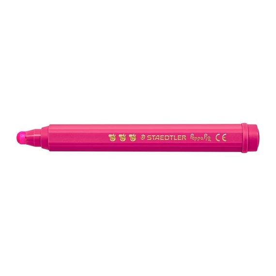 Filctoll készlet, 2,5 mm, kimosható, jumbo, STAEDTLER „Noris® junior 329”, Peppa malac, 12 szín