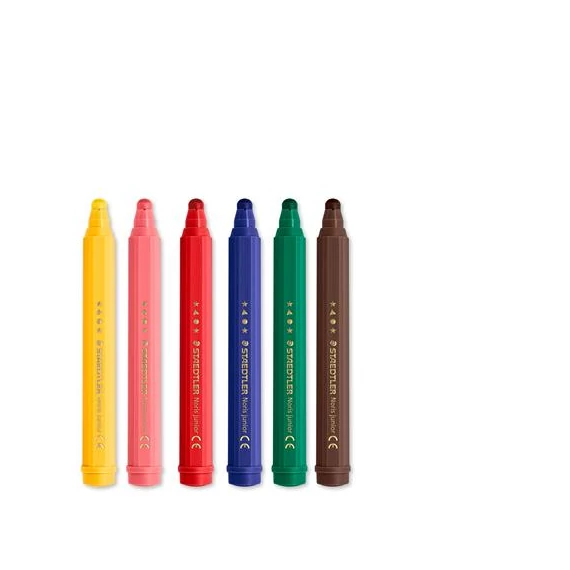 Filctoll készlet, 2,5 mm, kimosható, jumbo, STAEDTLER „Noris® junior 329”, Peppa malac, 6 szín