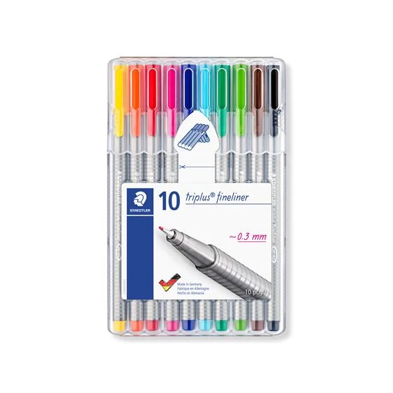 Tűfilc készlet, 0,3 mm, STAEDTLER 
