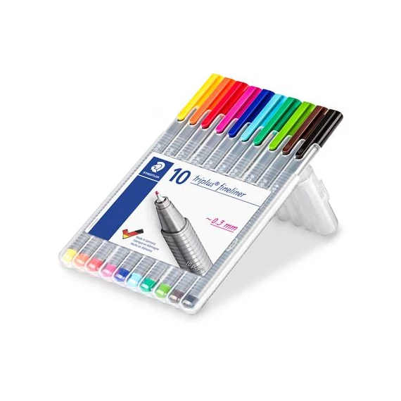 Tűfilc készlet, 0,3 mm, STAEDTLER 