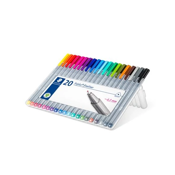 Tűfilc készlet, 0,3 mm, STAEDTLER 