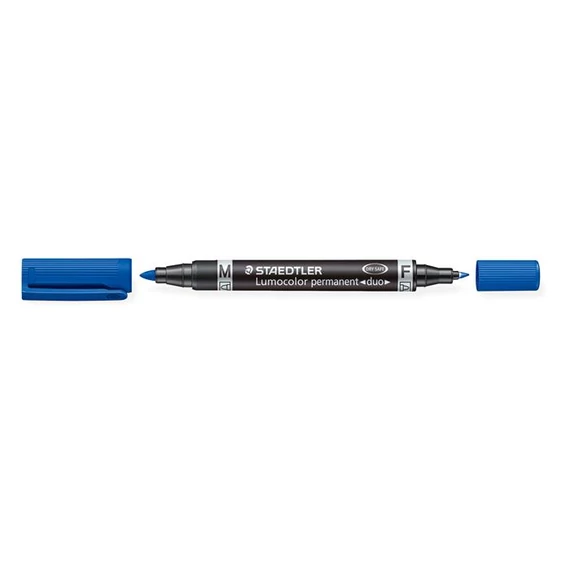 Alkoholos marker, F/M, 0,6/1,5 mm, kúpos, kétvégű, STAEDTLER 