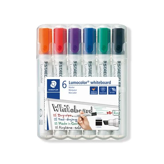 Táblamarker készlet, 2-5 mm, vágott, STAEDTLER 