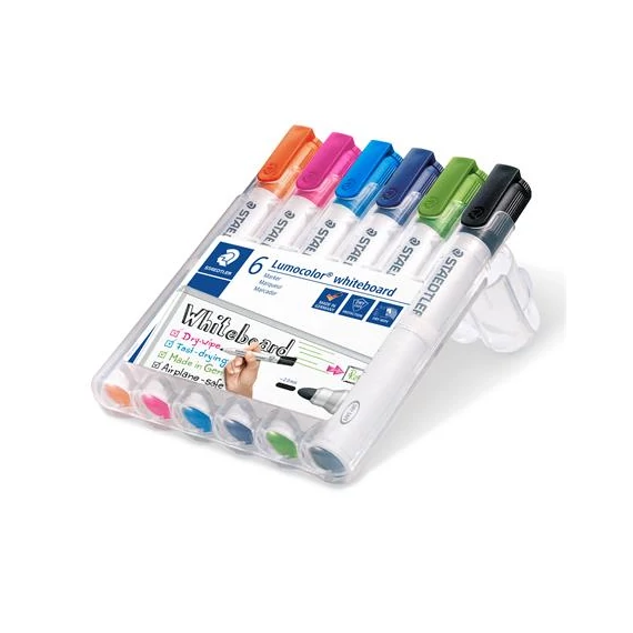 Táblamarker készlet, 2 mm, kúpos, STAEDTLER 