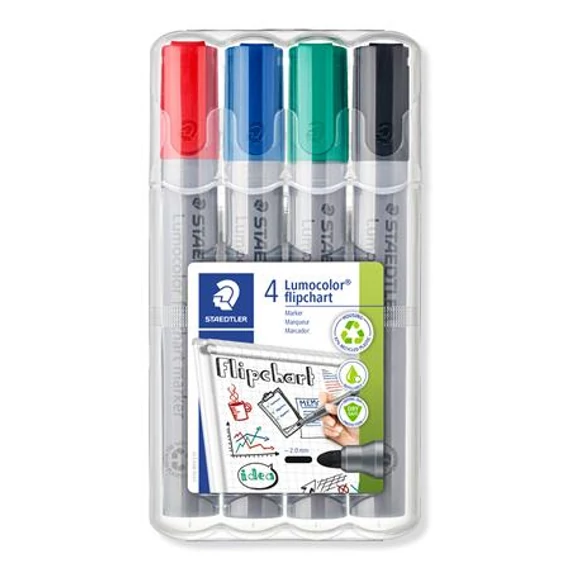Flipchart marker, 2 mm, kúpos, STAEDTLER 